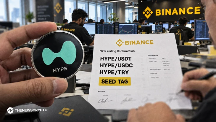 Binance Adds Hyperliquid With Seed Tag Amid HYPE Price Dip