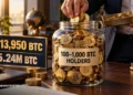 Large Bitcoin Holders Buy 113,950 BTC Despite Price Dip