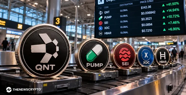 Quant, HBAR, PUMP, SEI and XDC Lead Crypto Market Gains Today
